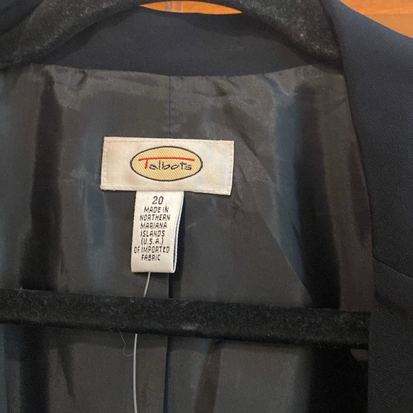 Talbots Black Line Blazer Made in USA size 20 (b) - Picture 2 of 7